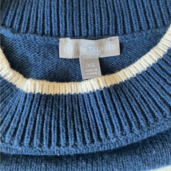 Talbots Sporty Stripe Colorblock Lounge Tunic Size XS - Picture 7 of 8